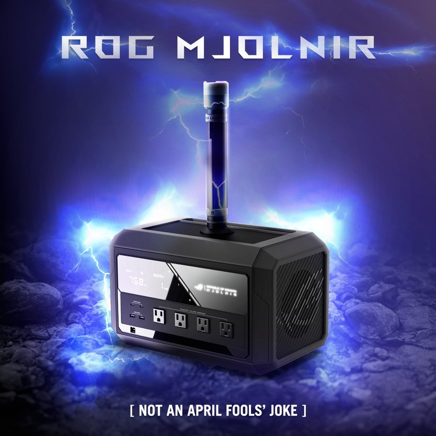 ASUS ROG Mjolnir: Portable Power Solution for Gamers